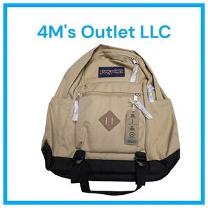 JanSport Tan and Black Men's Backpack
